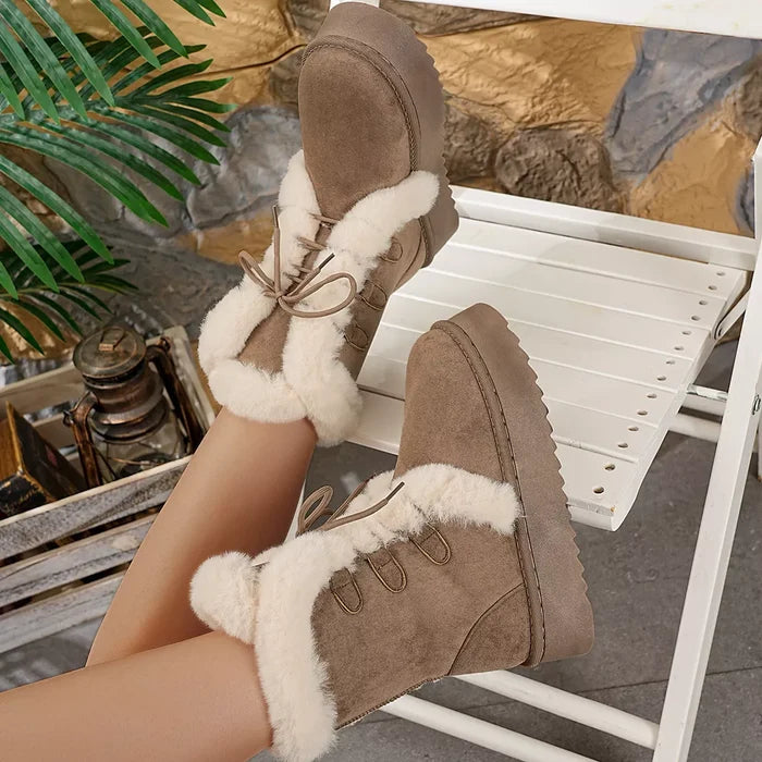 Cozy Lift Platform Boots
