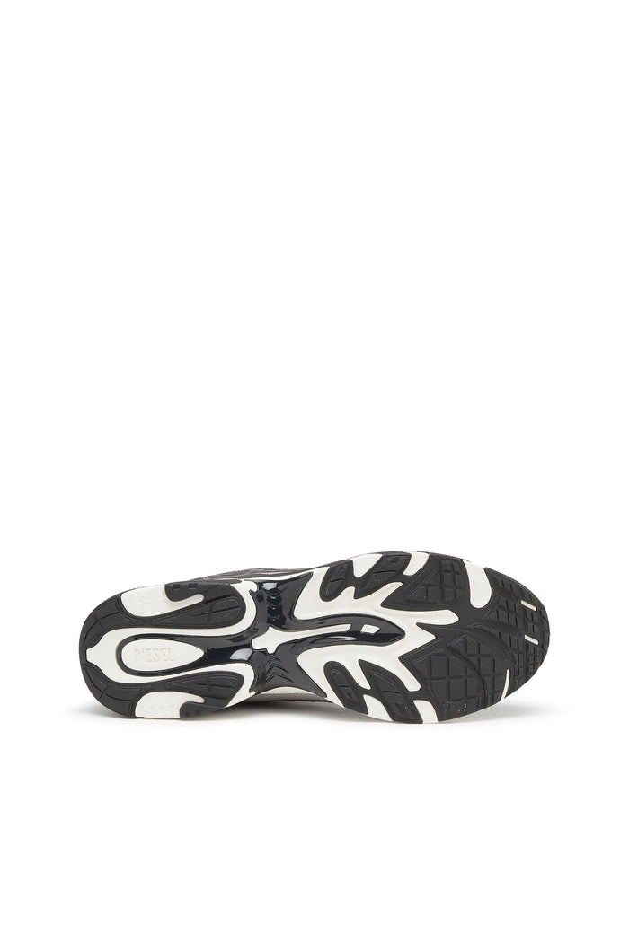 D-Vit-Sneakers in striped dégradé mesh