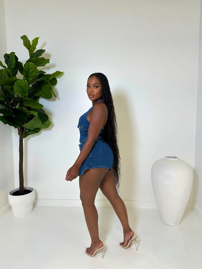 Denim Skort Set