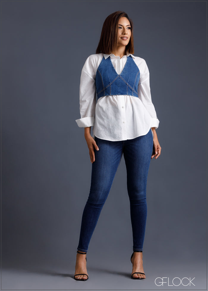 Denim Top - 270124