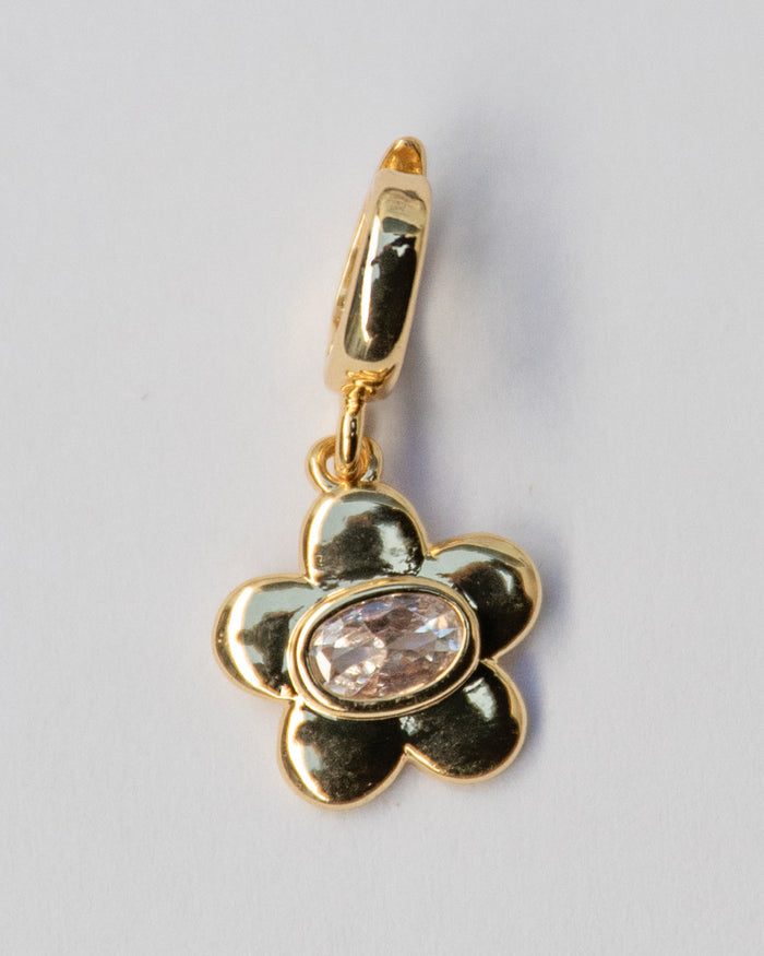 Diamond Flower Charm