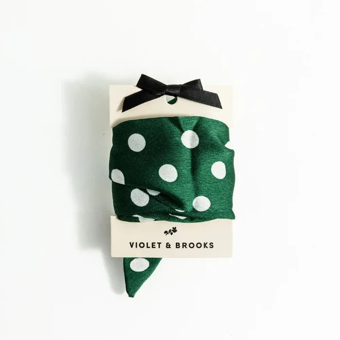 Dot Skinny Scarf - Greige Goods