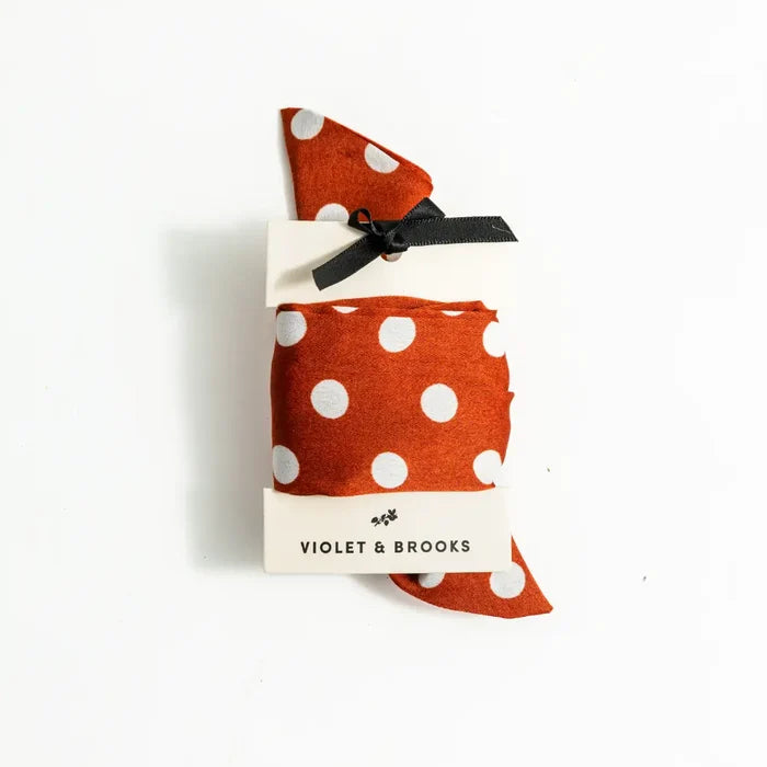 Dot Skinny Scarf - Greige Goods