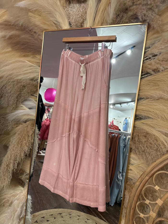 DREAMY ROSE KNIT PANTS