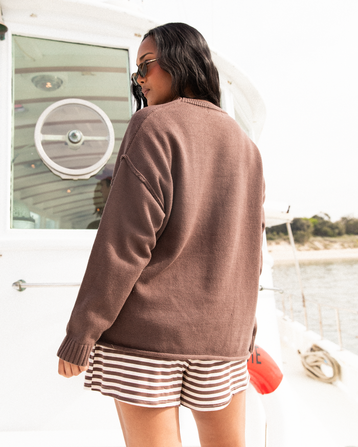 Ellie Knit Jumper | Chocolate