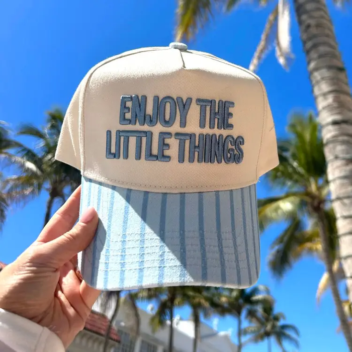 Enjoy the Little Things Hat - Greige Goods