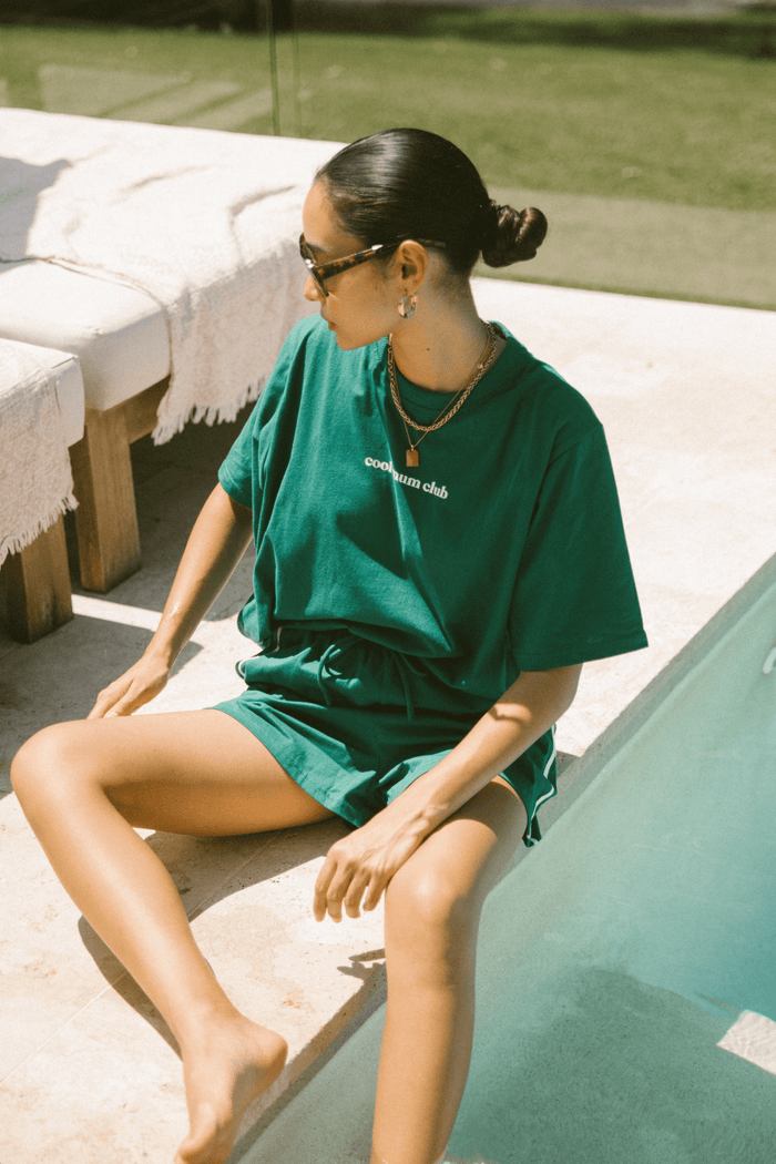 Essential Shorts | Emerald/White