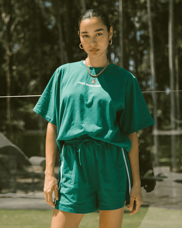 Essential Shorts | Emerald/White