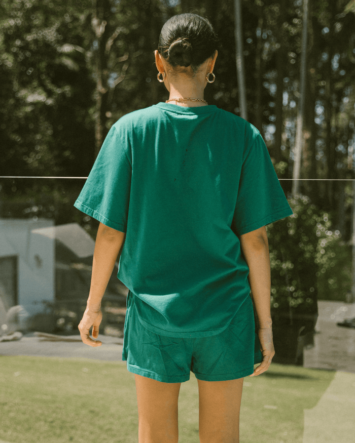 Essential Shorts | Emerald/White