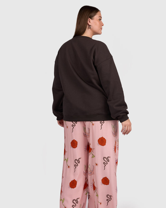Essentials Jumper in Wildfire - Maternity & Breastfeeding Friendly - The Lullaby Club