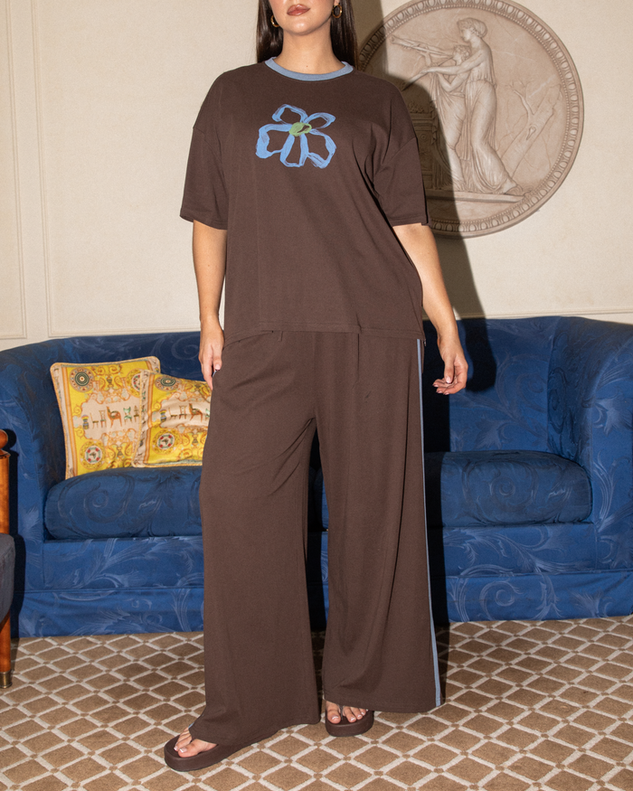 Essentials Pants | Chocolate/Blue