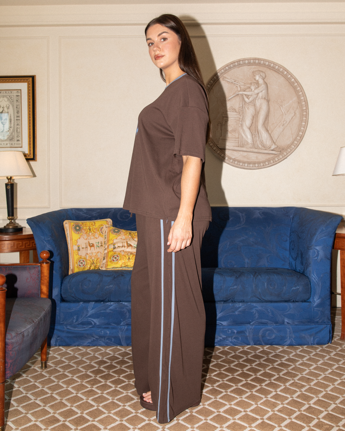 Essentials Pants | Chocolate/Blue