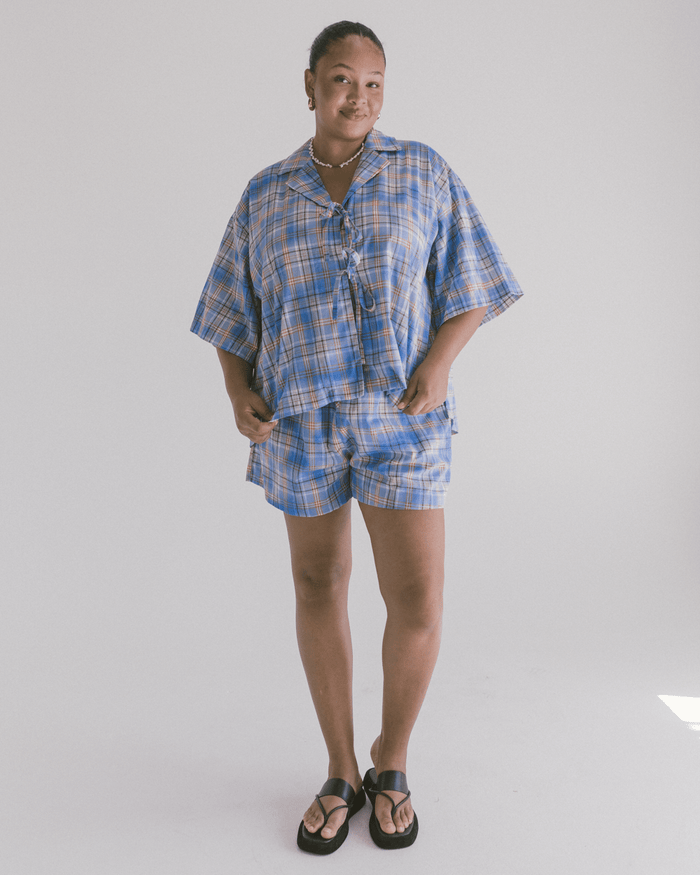 FINAL SALE | Billie Shirt | Blue Ridge Gingham