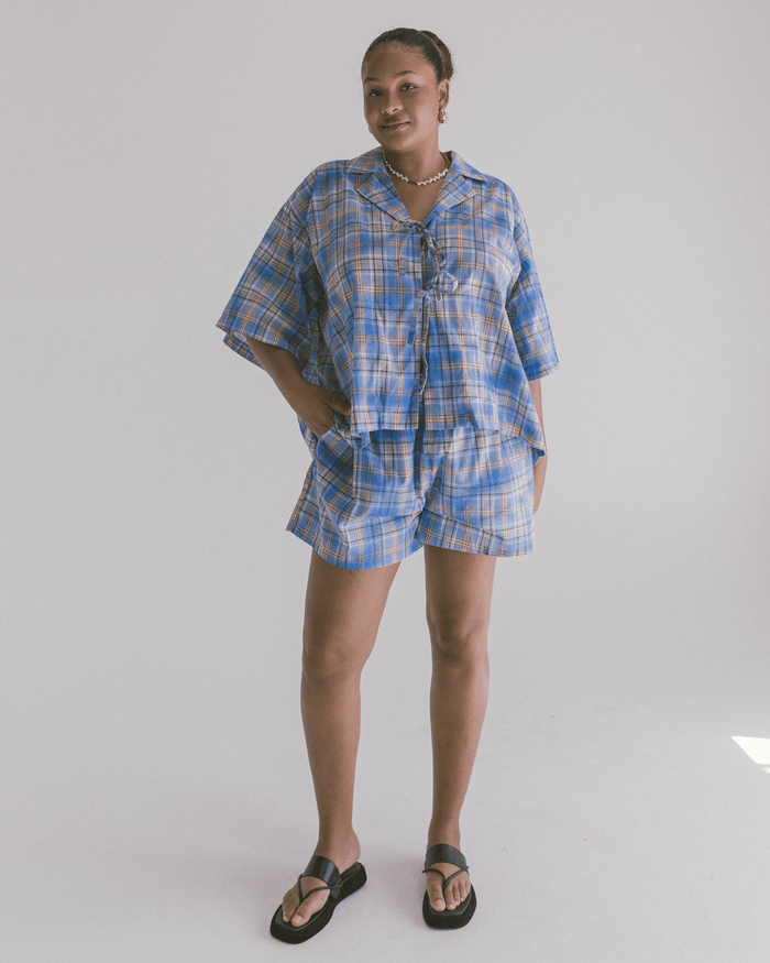 FINAL SALE | Billie Shirt | Blue Ridge Gingham