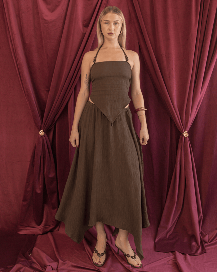 FINAL SALE | Elkie Top | Espresso