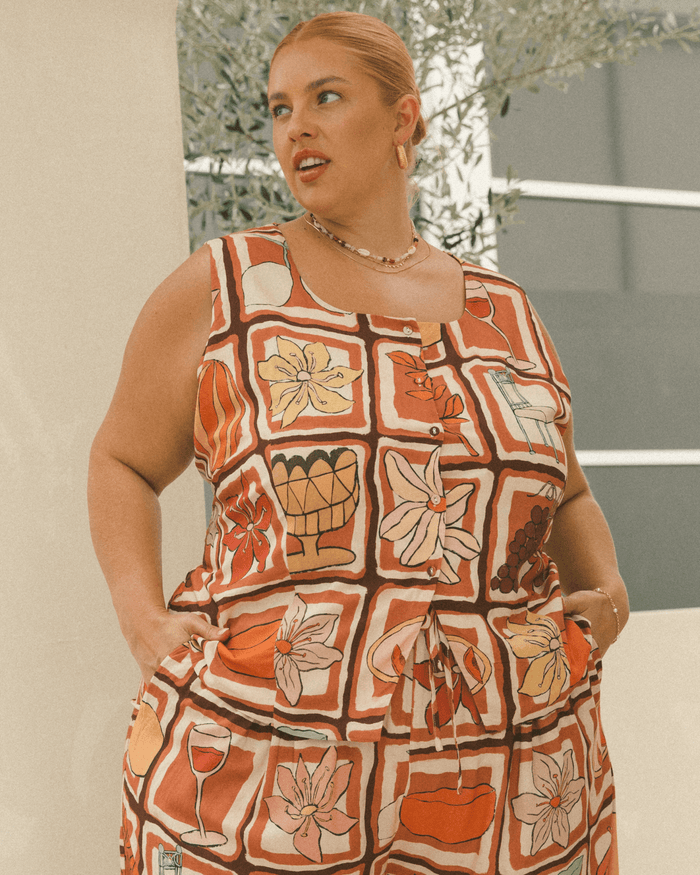 FINAL SALE | Ella Vest | Desert Sun