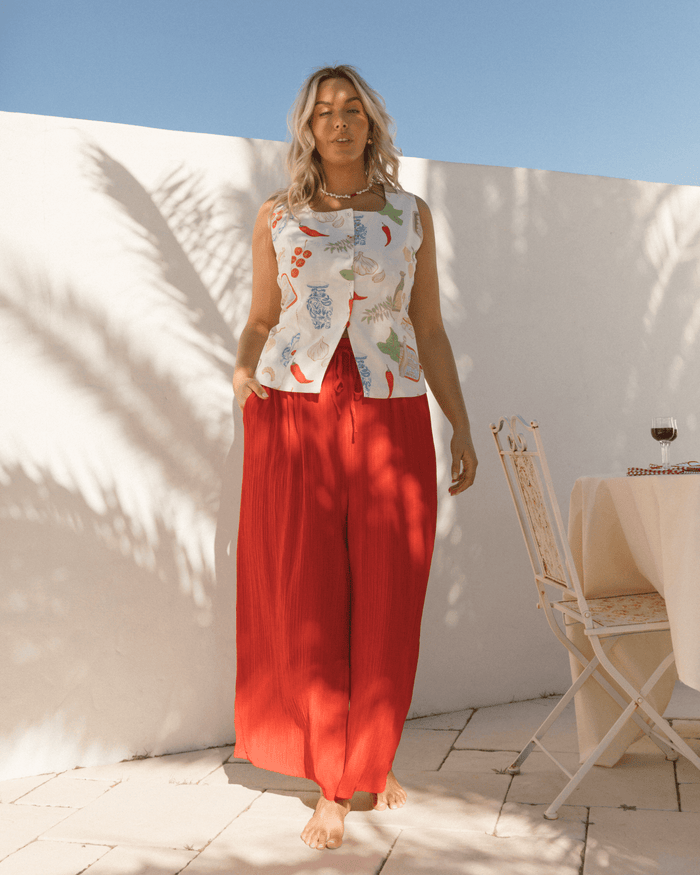 FINAL SALE | Ella Vest | Nonna's Kitchen