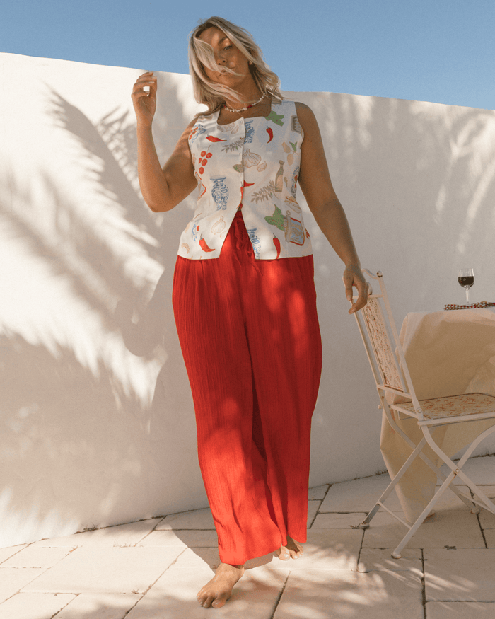 FINAL SALE | Ella Vest | Nonna's Kitchen