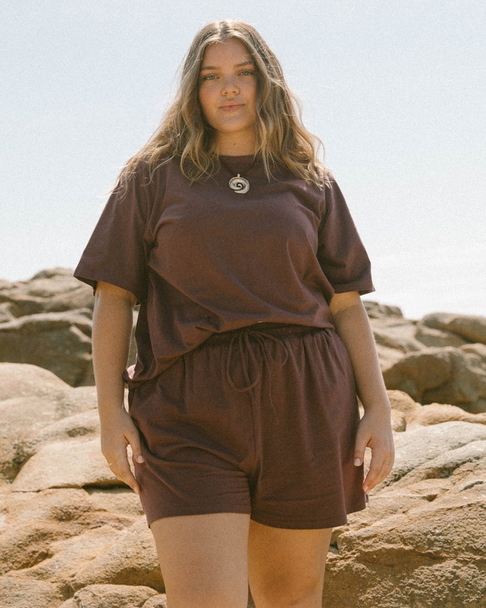 FINAL SALE | Essential Shorts | Wine