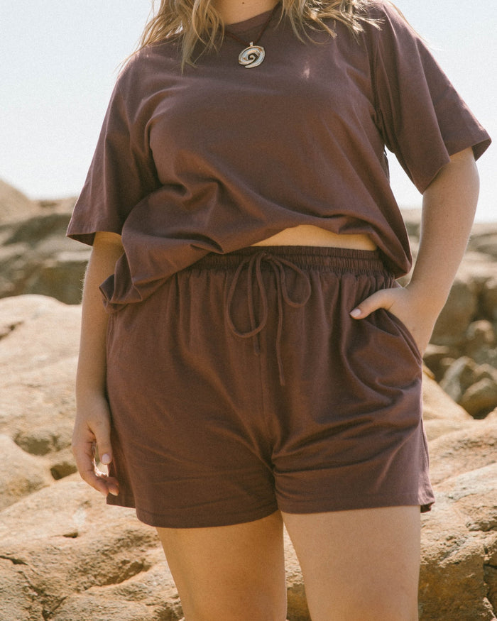 FINAL SALE | Essential Shorts | Wine