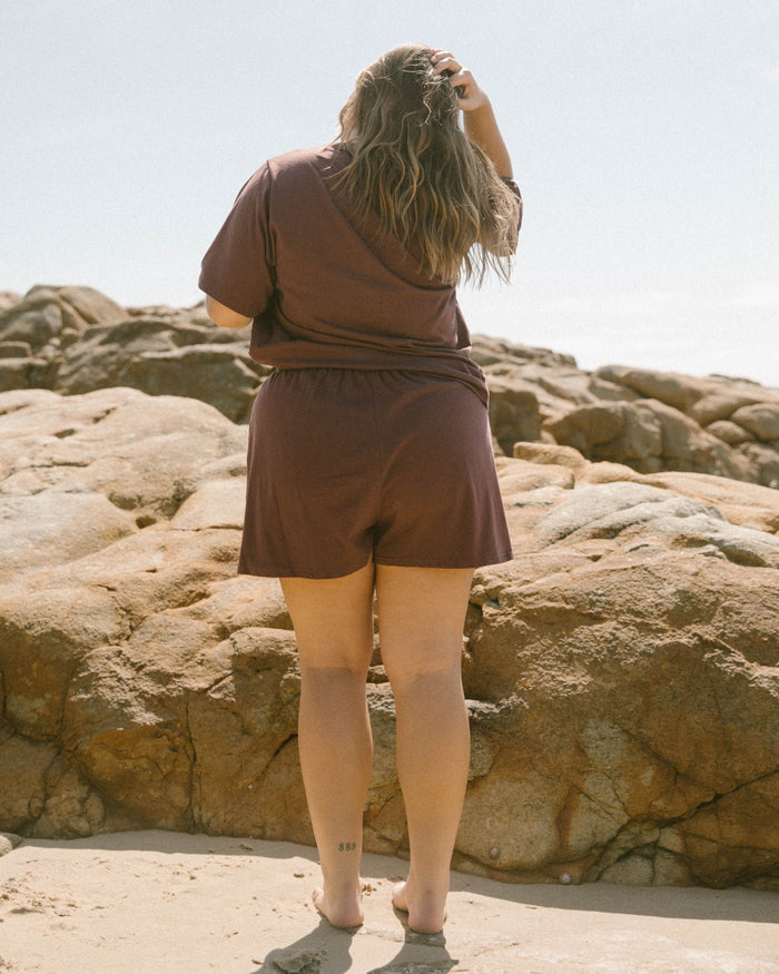 FINAL SALE | Essential Shorts | Wine