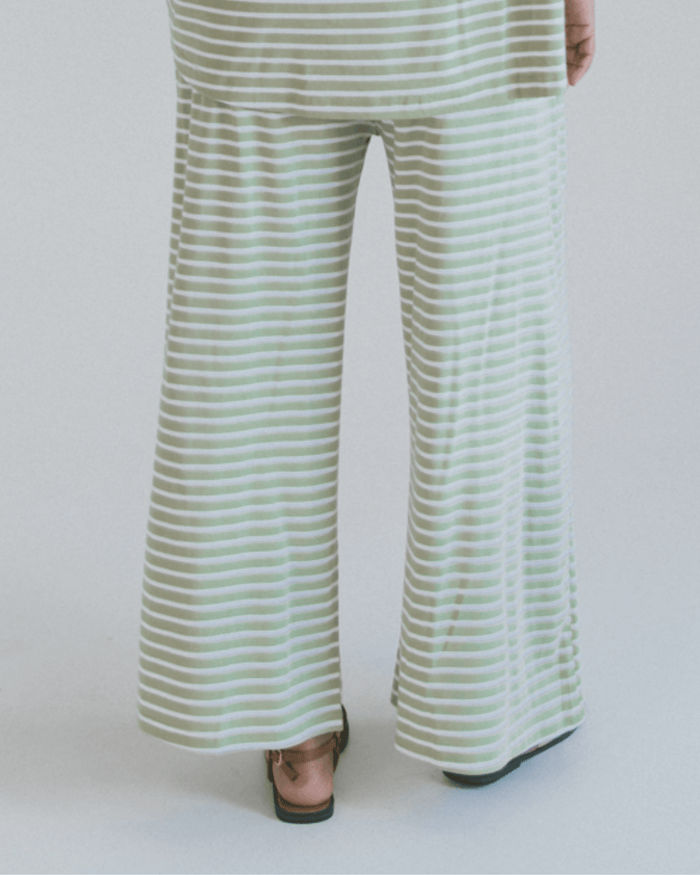 FINAL SALE | Essentials Pants | Green Stripe