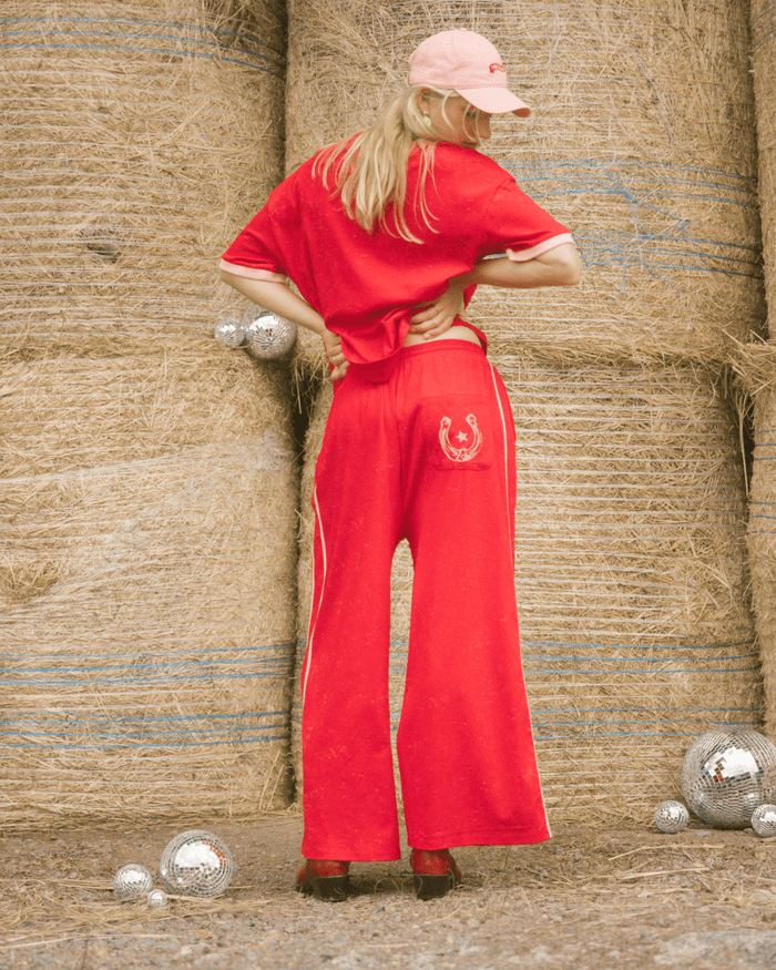 FINAL SALE | Essentials Pants | Red Wild hearts
