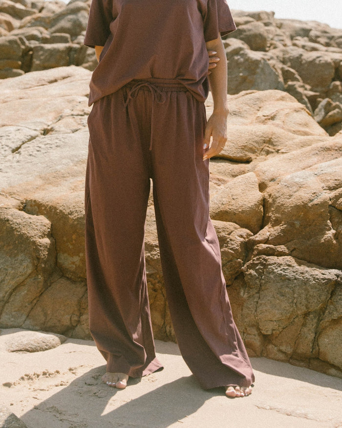 FINAL SALE | Essentials Pants | Wine
