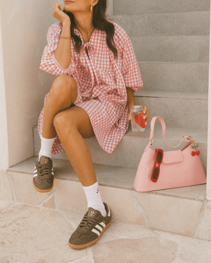 FINAL SALE | Florence Mini Dress | Pink Gingham