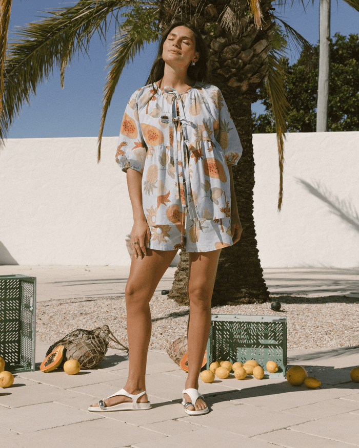 FINAL SALE | Florence top | Blue Calypso