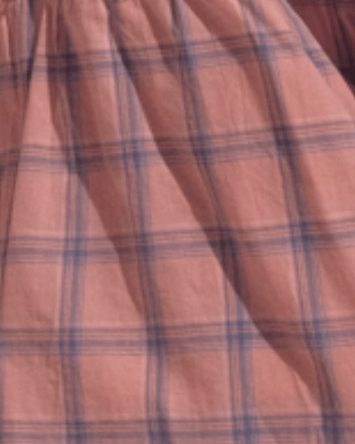 FINAL SALE | Florence top | Pink & Blue Gingham