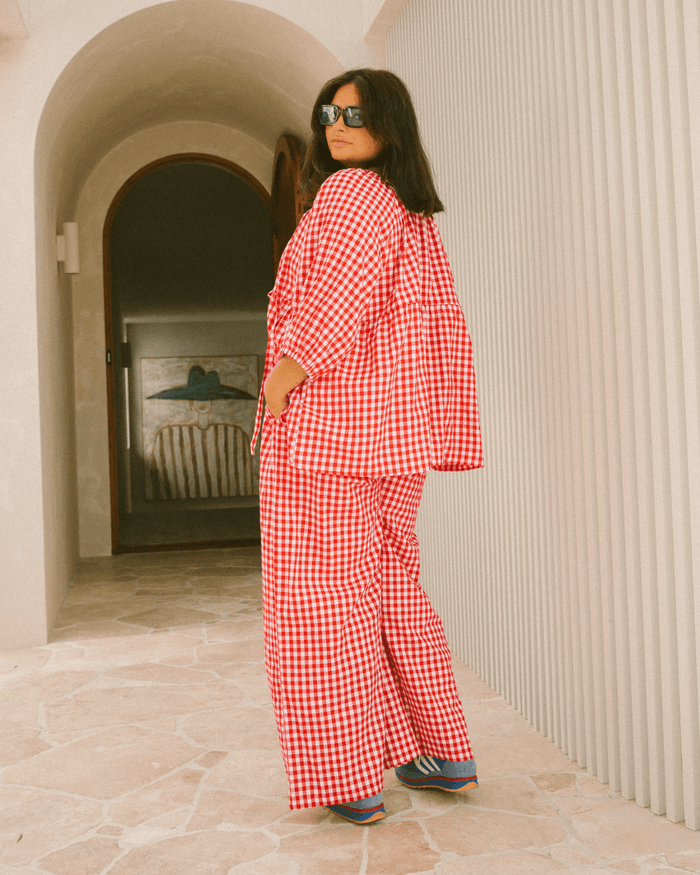 FINAL SALE | Florence Top | Red Gingham