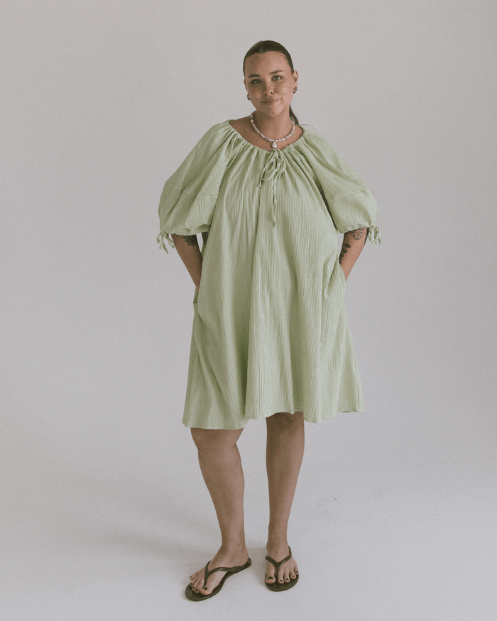 FINAL SALE | Harvey Mini Dress | Green