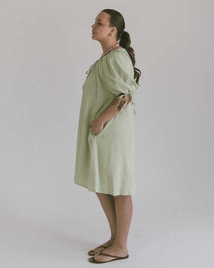 FINAL SALE | Harvey Mini Dress | Green