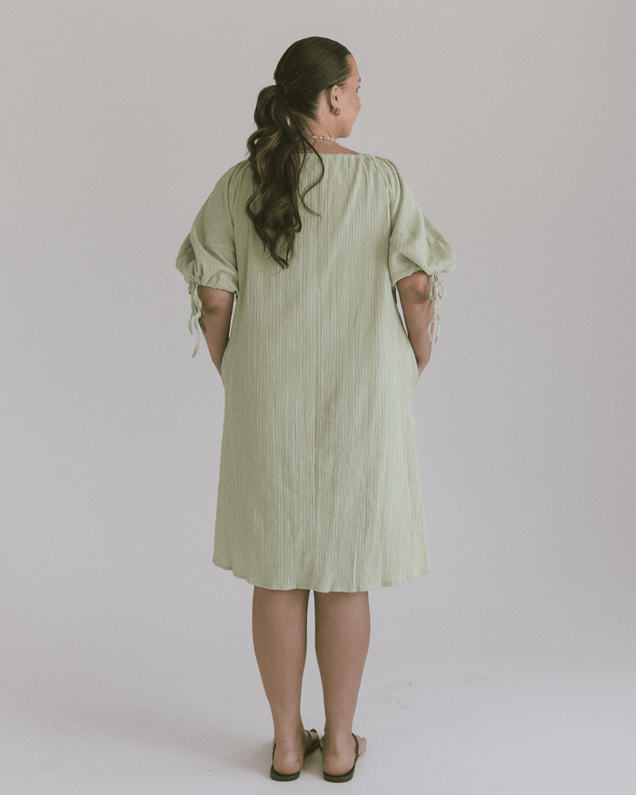 FINAL SALE | Harvey Mini Dress | Green