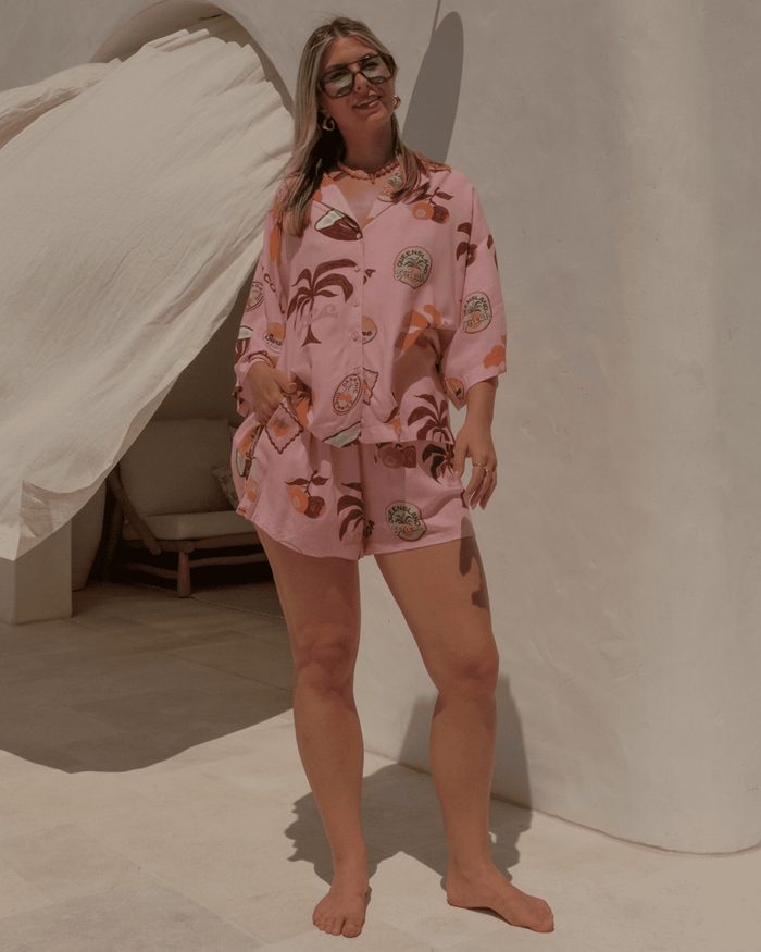 FINAL SALE | Lacey Shirt | Paradise Postcards