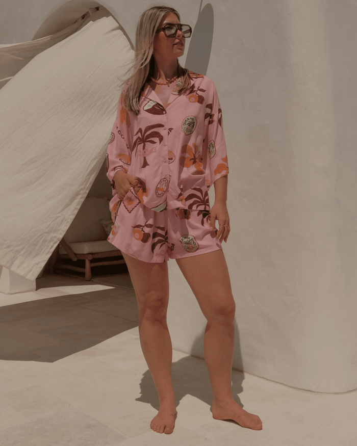 FINAL SALE | Lacey Shirt | Paradise Postcards
