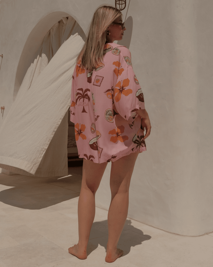 FINAL SALE | Lacey Shirt | Paradise Postcards