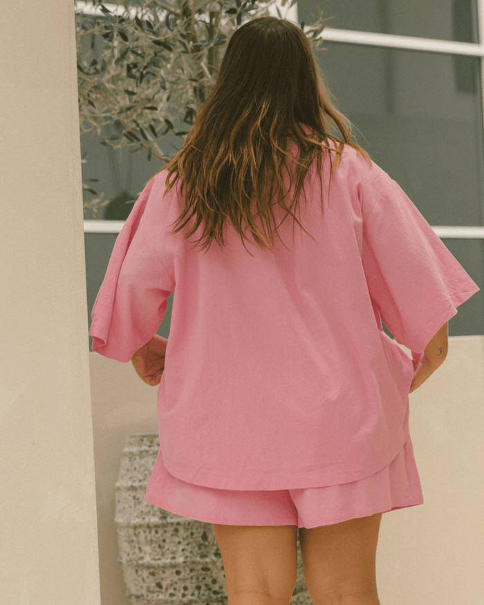 FINAL SALE | Lacey Shirt | Pink