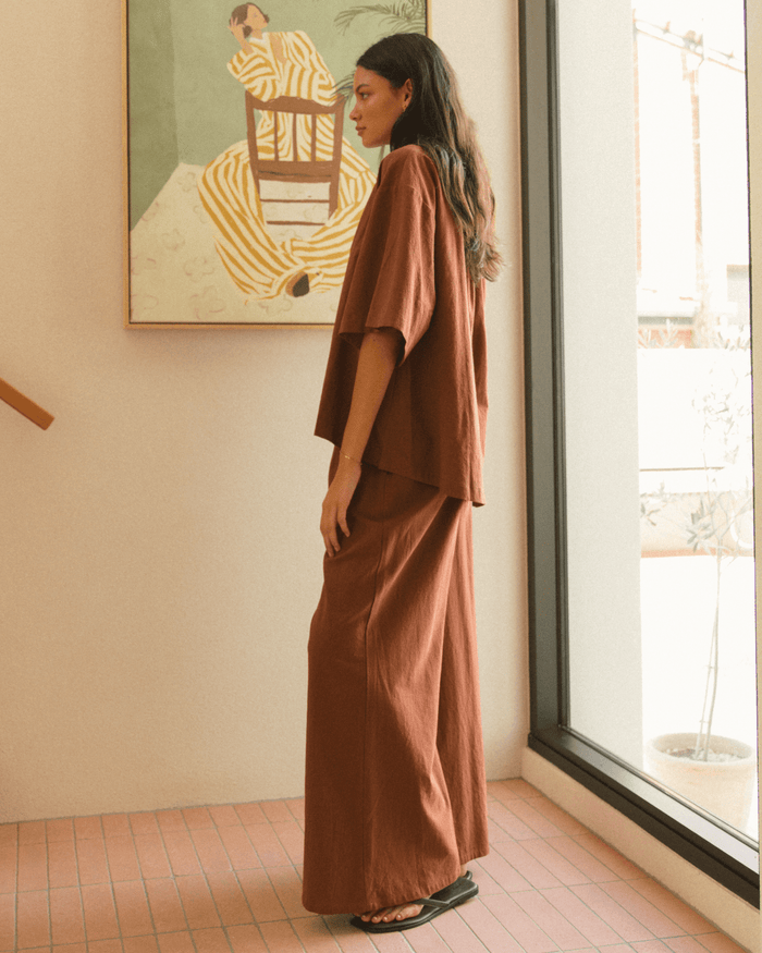FINAL SALE | Lacey Shirt | Rust