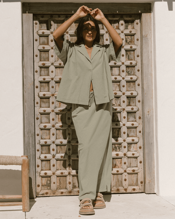 FINAL SALE | Lacey Shirt | Sage Green