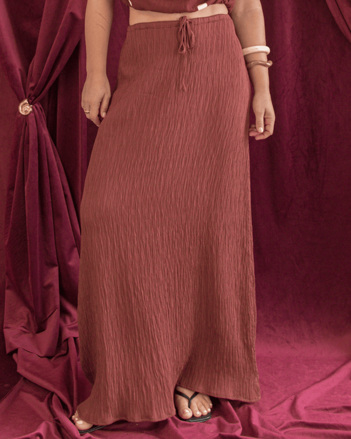 FINAL SALE | Lacey Skirt | Mahogany