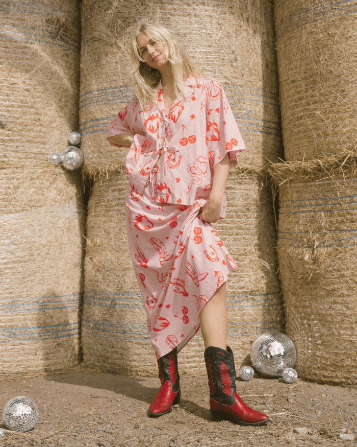FINAL SALE | Lacey Skirt | Pink Wildhearts