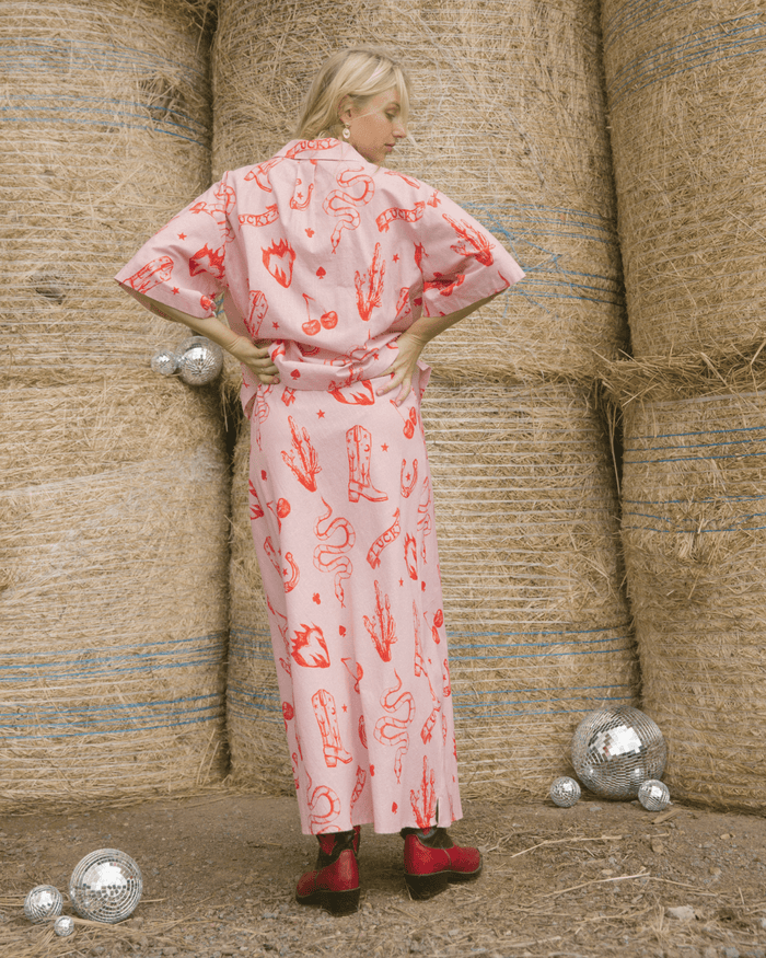 FINAL SALE | Lacey Skirt | Pink Wildhearts