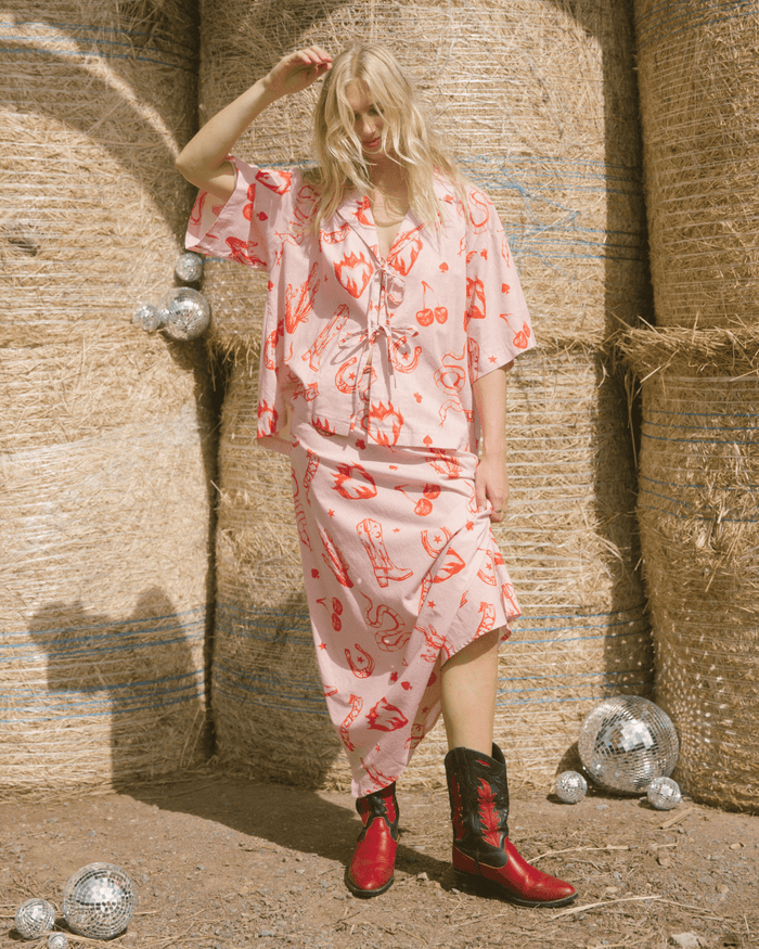 FINAL SALE | Lacey Skirt | Pink Wildhearts