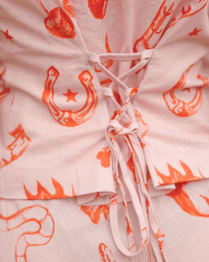 FINAL SALE | Lilly Vest | Pink Wildhearts