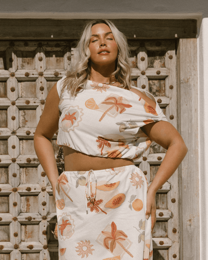 FINAL SALE | Macey Top | Beige Calypso