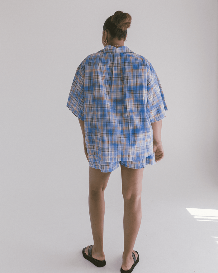 FINAL SALE | Matilda Shorts | Blue Ridge Gingham