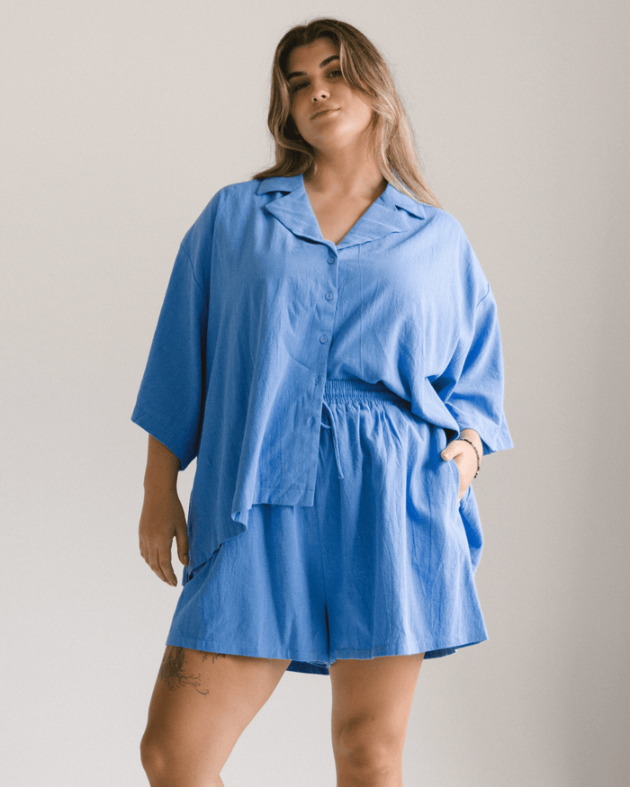 FINAL SALE | Matilda Shorts | Cobalt Blue