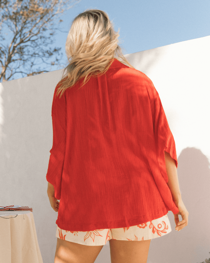 FINAL SALE | Matilda Shorts | Crimson Petals
